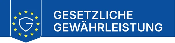 Gesetzliche Gewährleistung: mindestens zwei Jahre für Waren, die in der Europäischen Union verkauft werden