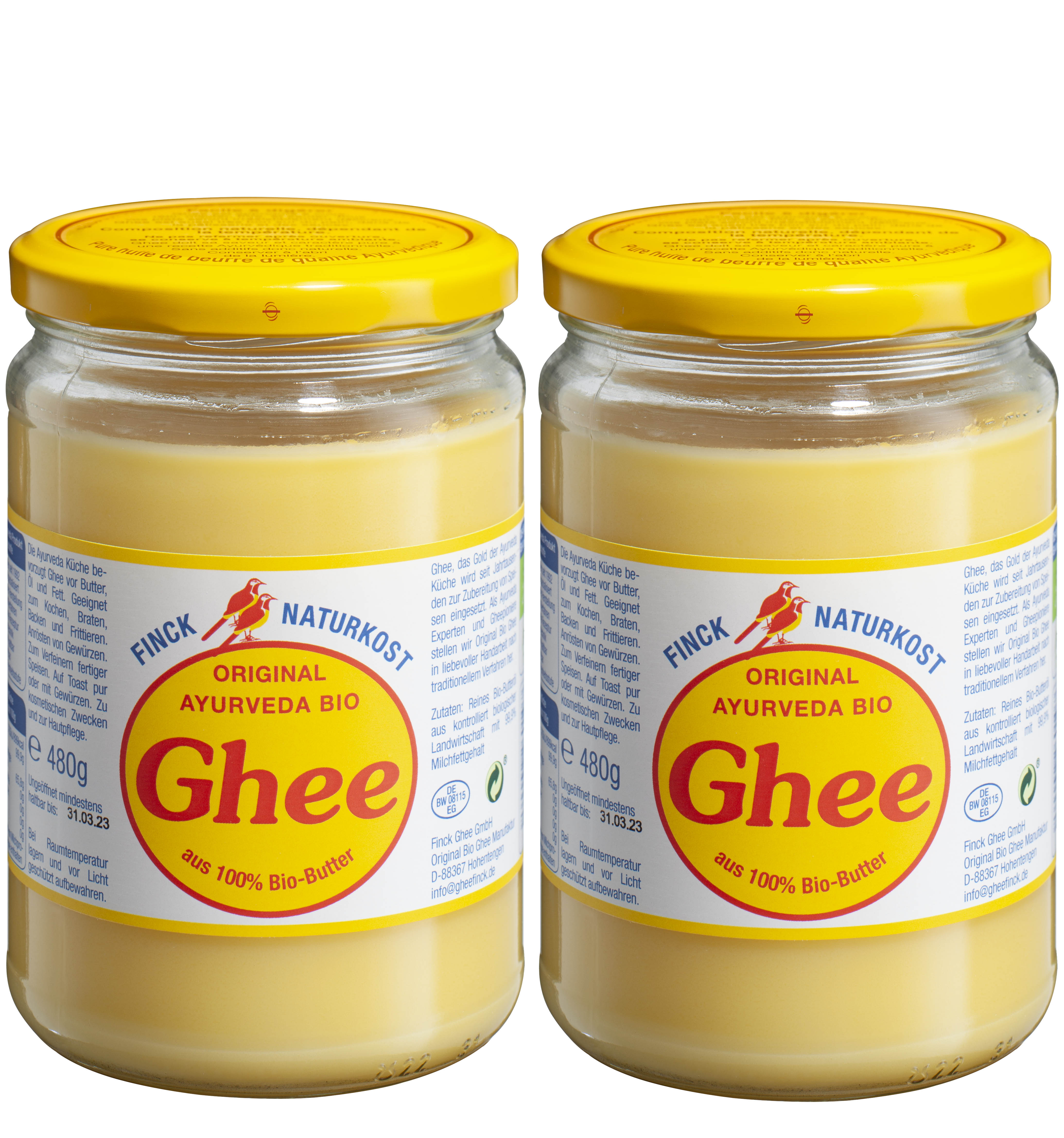 Ghee, Set mit 2 Gläsern à 480 g